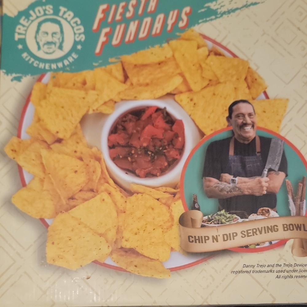 Chip N' Dip Serving Bowl - Yellow